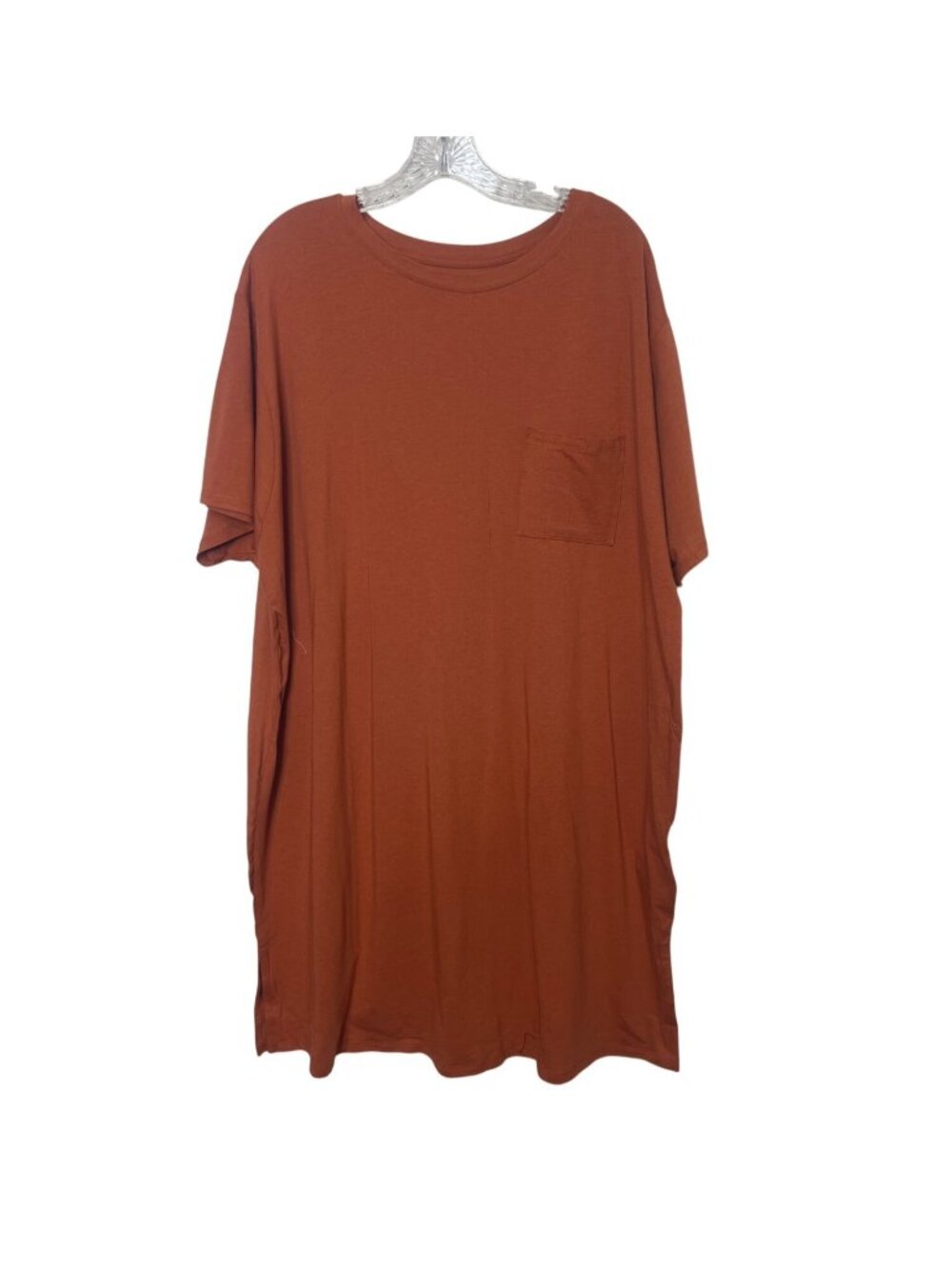 Essentials Sleep Shirt Womens 2x Orange New Loungewear Casual